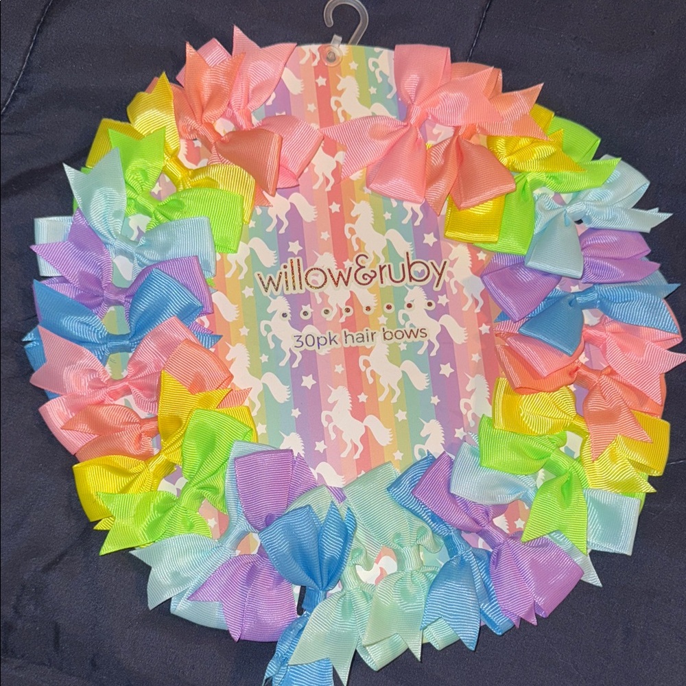 NEW| Willow & Ruby 30pk Hair Bows